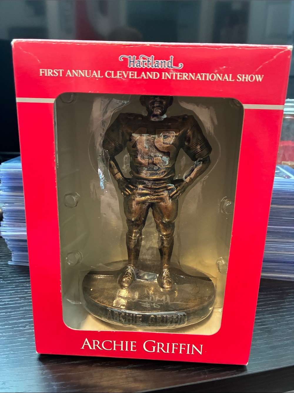 Archie Griffin Bronze-Tone Athletic Figurine Autographed